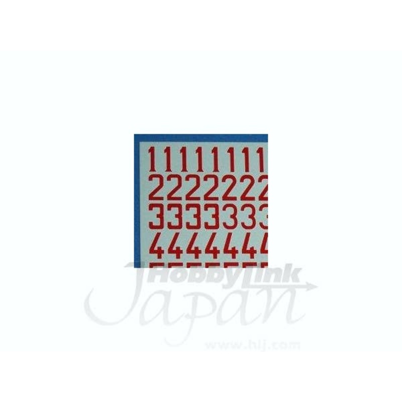 1/48 Romanian Postwar Aircraft Numbers: Red with White Border