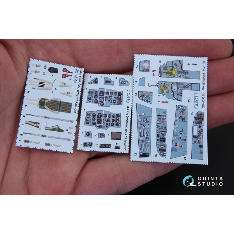 1/48 Su-17M4/22M4 3D-Printed & Colored Decals for KittyHawk kit