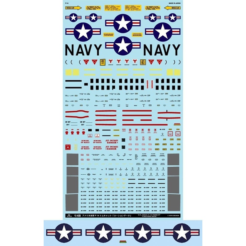 1/48 U.S. Navy F-14 Tomcat "Caution Data" [Revised Edition]