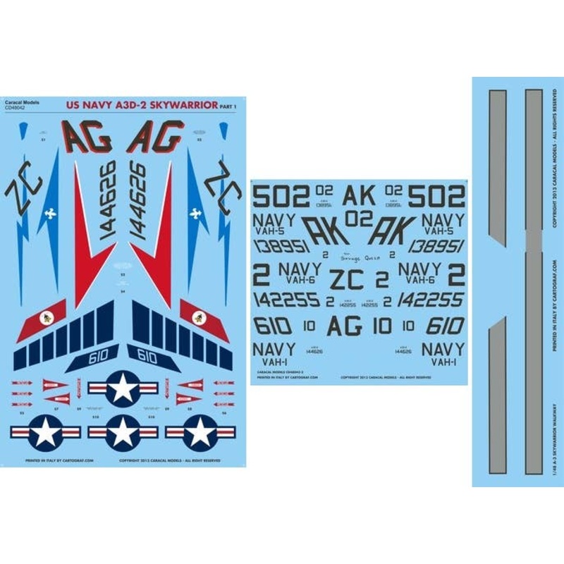 1/48 US Navy A3D-2 Skywarrior Part 1