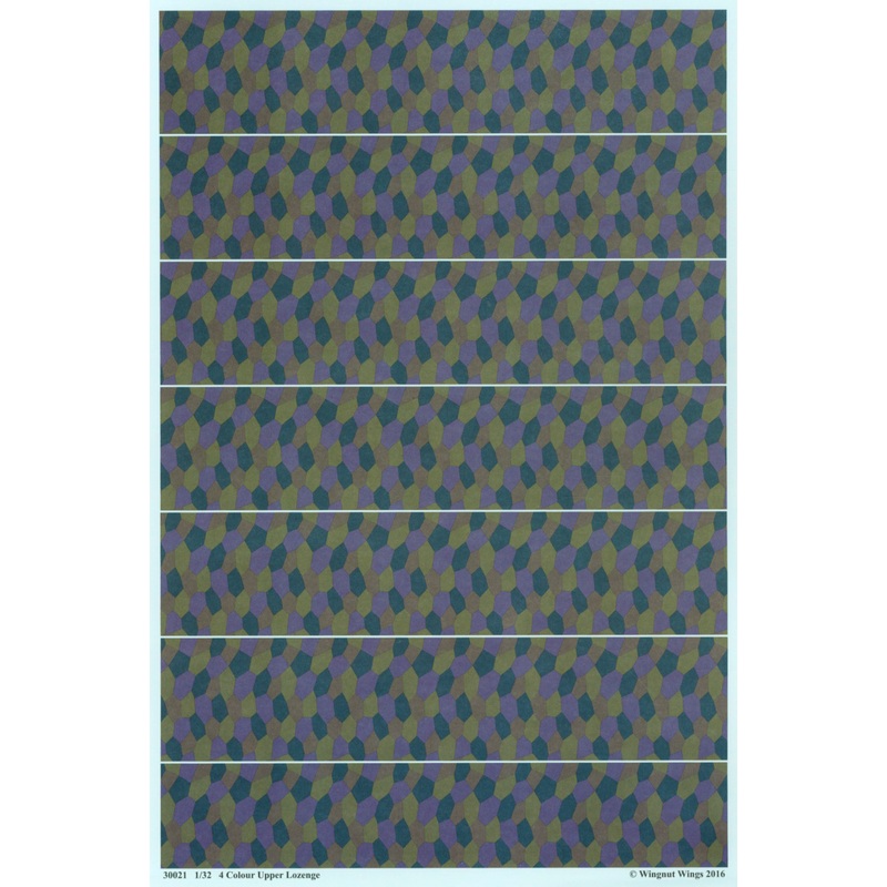 1/32 4 Color Upper Lozenge Decals
