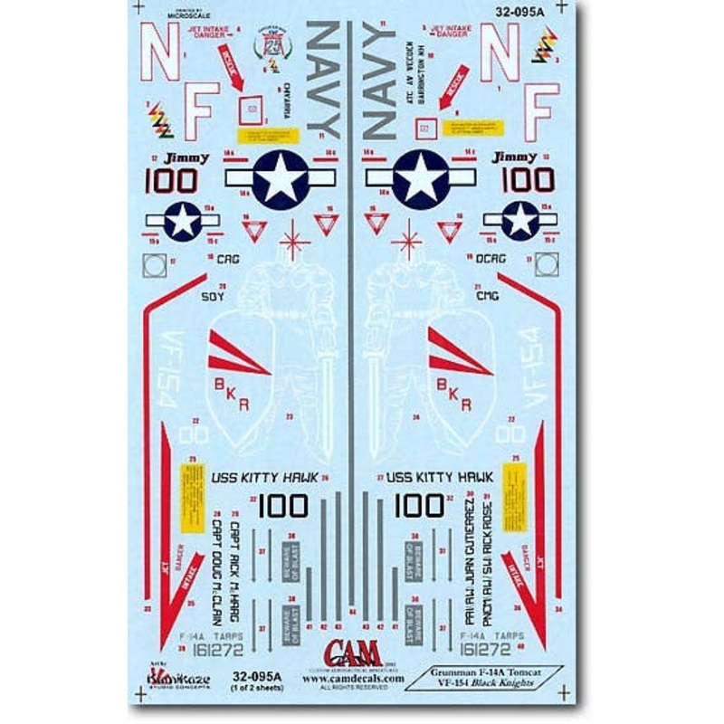 1/32 F-14A Tomcat VF-154 Black Knights