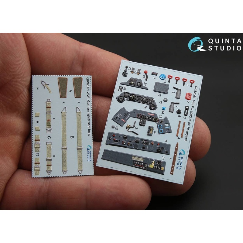 1/32 Fw190D-9 Interior 3D Decal (for Hasegawa)
