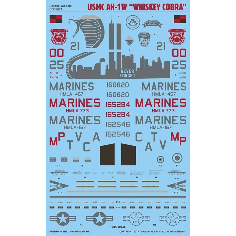 1/35 United States Marine Corps AH-1W SuperCobra