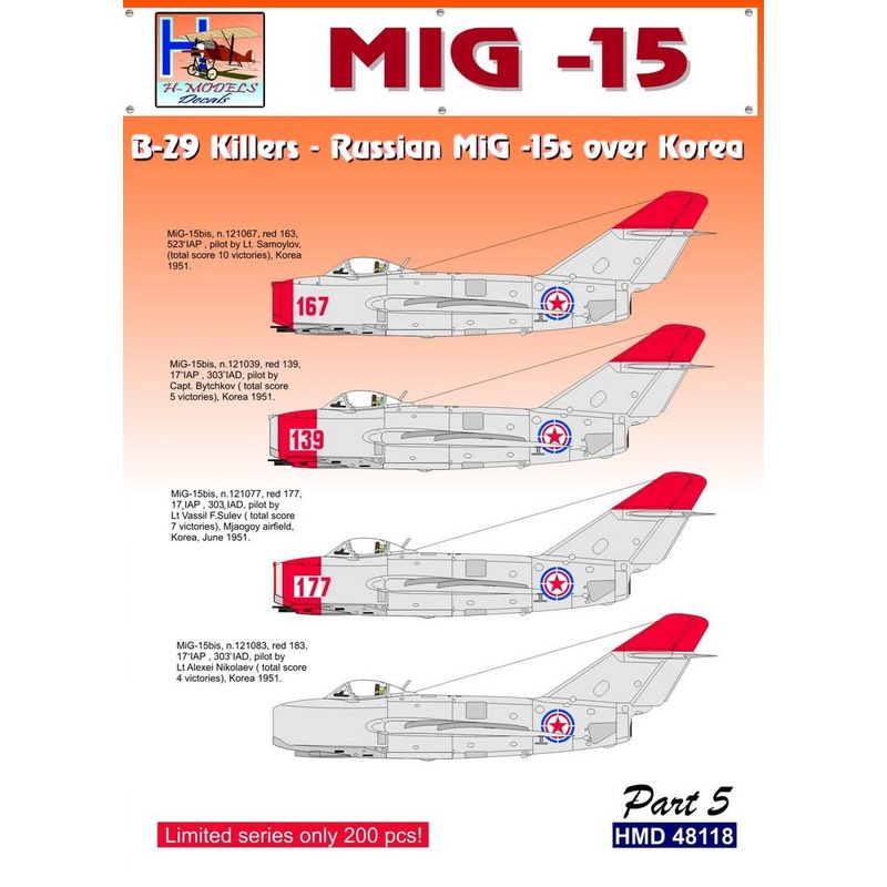 1/48 B-29 Killers - Russian MiG-15s Over Korea