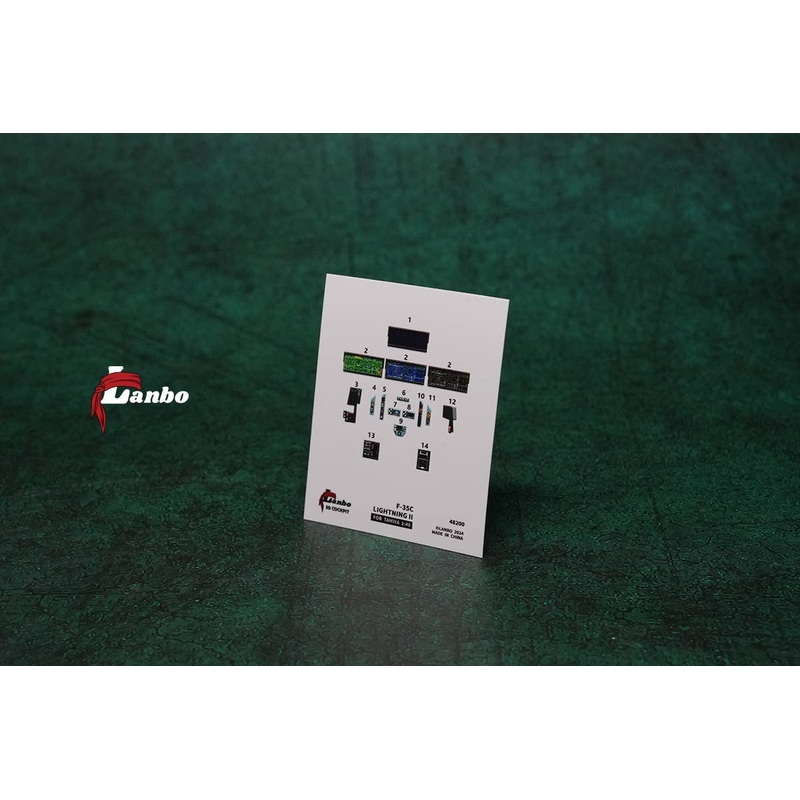 1/48 F-35C 3D interior decal (for. TAMIYA)