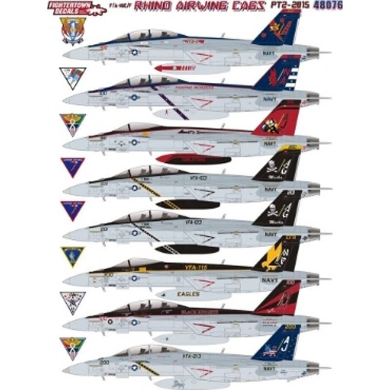 1/48 F/A-18E/F Super Hornet Rhino CAG Part.2 Decal Set