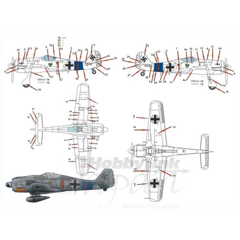 1/48 Fw190A-8 2.JG 54 Lt. Hans Dortenmann