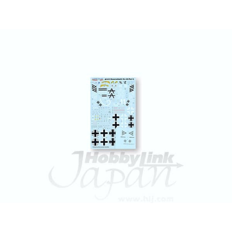 1/48 Messerschmitt Me109 #3 Decal