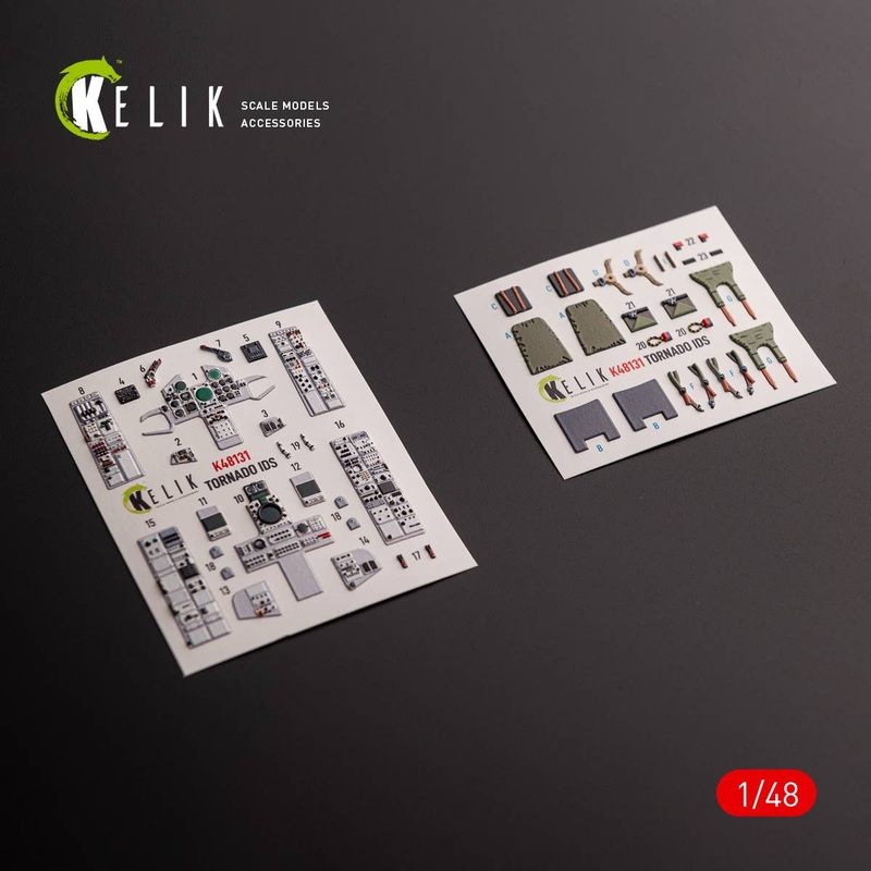 1/48 Tornado IDS - interior 3D decals for Italeri kit (for. Italeri)