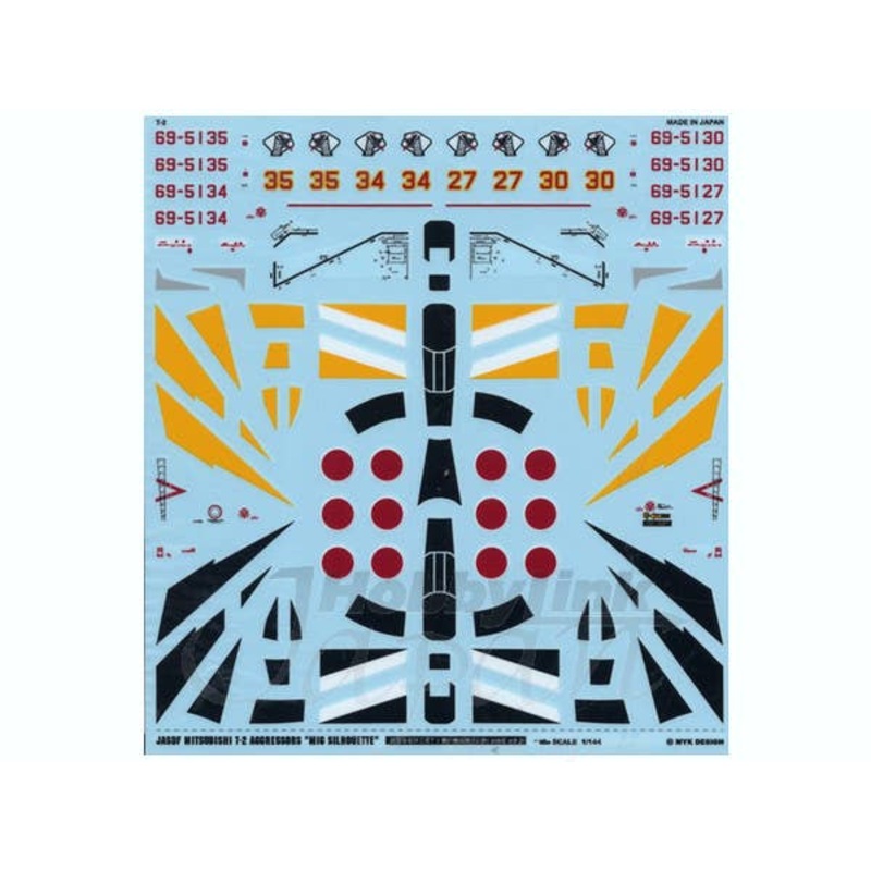 1/144 JASDF Mitsubishi T-2 MiG Silhouette