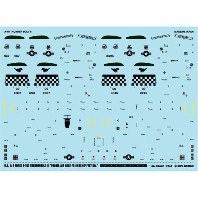 1/144 USAF A-10C Thunderbolt II Yokota Air Base Friendship Festival