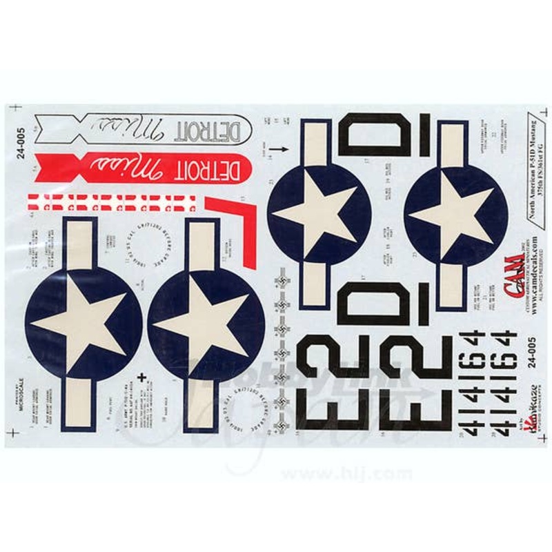 1/24 P-51D Mustang Detroit Miss