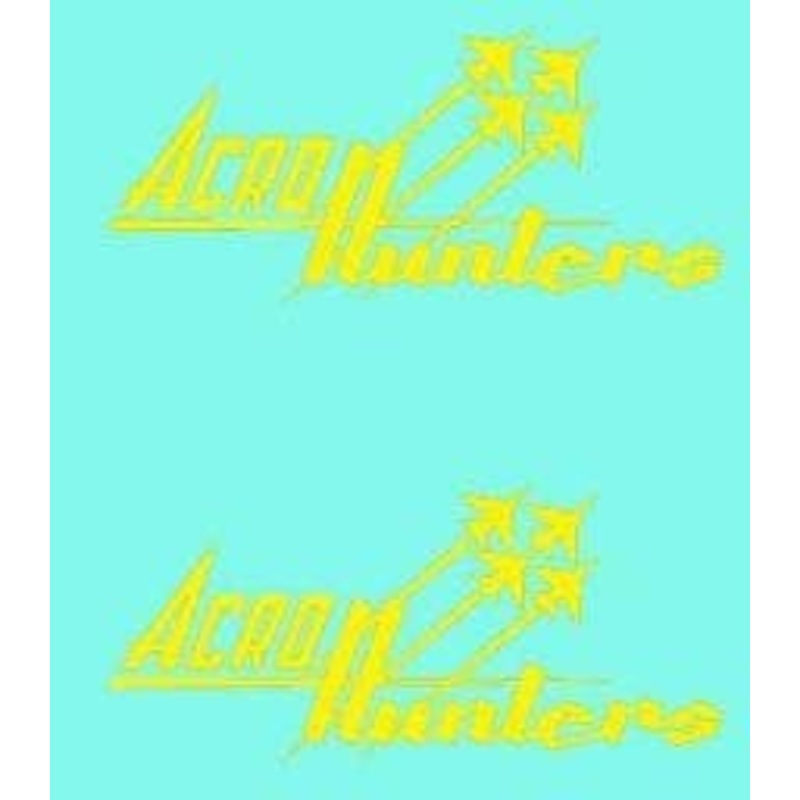 1/32 Acro Hunters Aerobatic Team Nose Emblems For Hawker Hunter Mk.4
