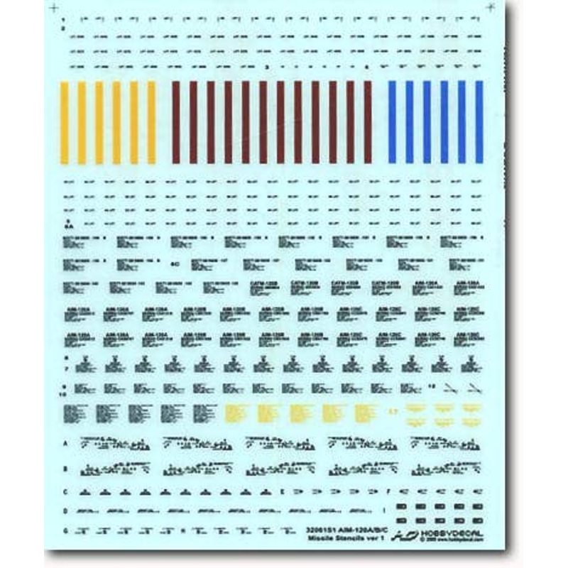 1/32 AIM-120A/B/C Stencils ver 1.0