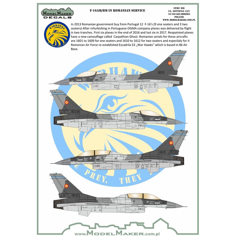 1/32 F-16AM/BM in Romanian Service