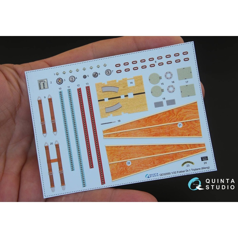 1/32 Fokker Dr.1 Interior 3D Decal (for Meng kit)