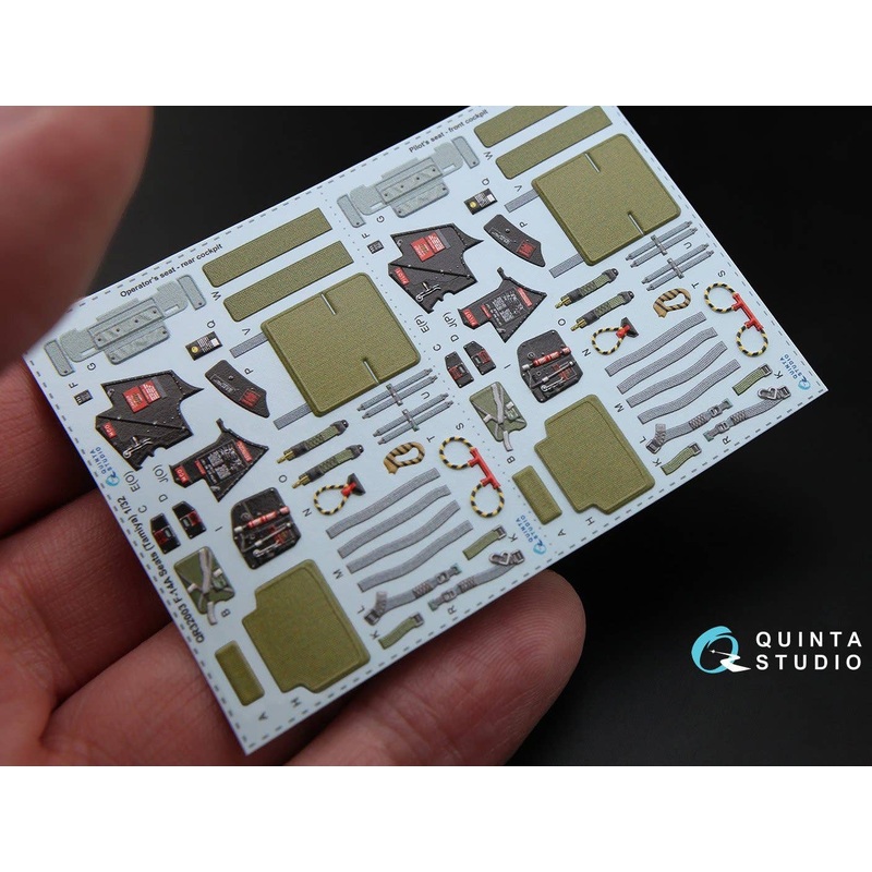1/32 GRU-7A 3D Decal Ejection Seat (2 Seats for F-14A for Tamiya kit)