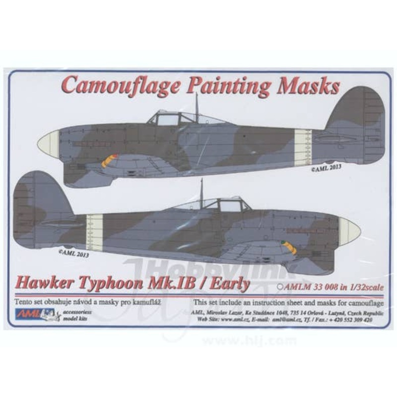 1/32 Hawker Typhoon Mk.Ib/Early Camouflage Mask