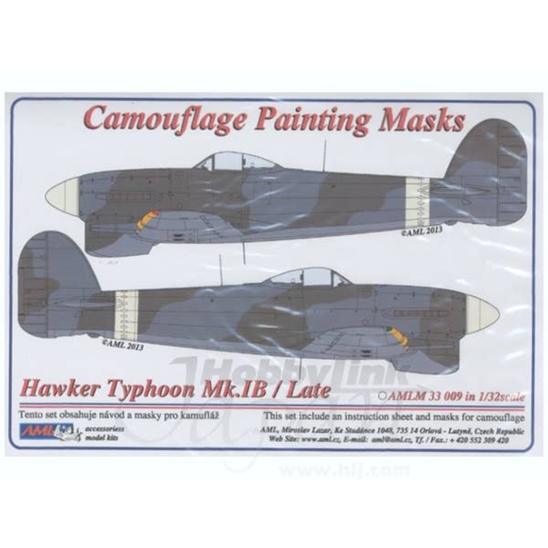 1/32 Hawker Typhoon Mk.Ib/Late Camouflage Mask