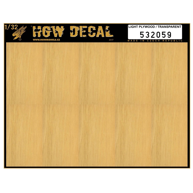 1/32 Light Plywood Transparent