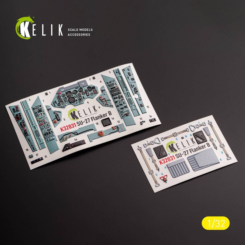1/32 SU-27 - interior 3D decals for Trumpeter kit (for. Trumpeter)