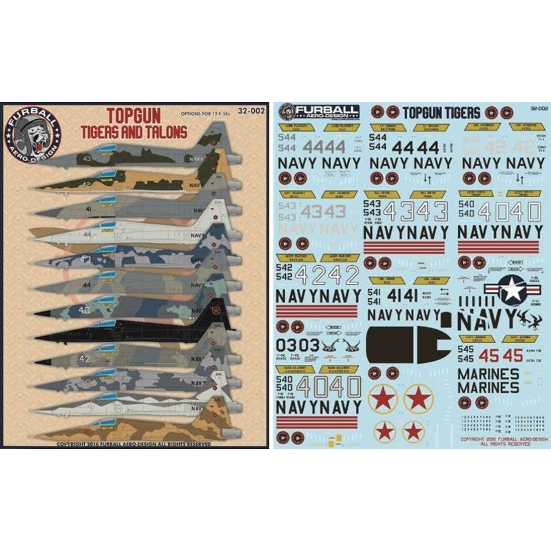 1/32 TOPGUN Tigers F-5E