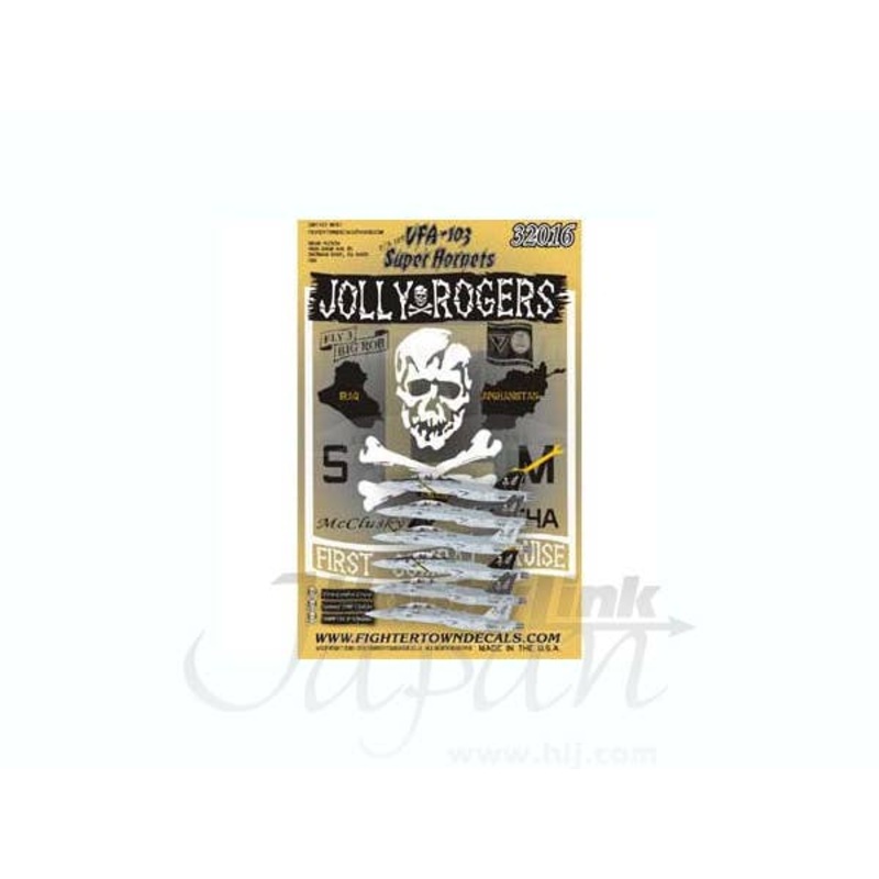 1/32 VFA-103 Jolly Rogers F/A-18F Super Hornet Decals