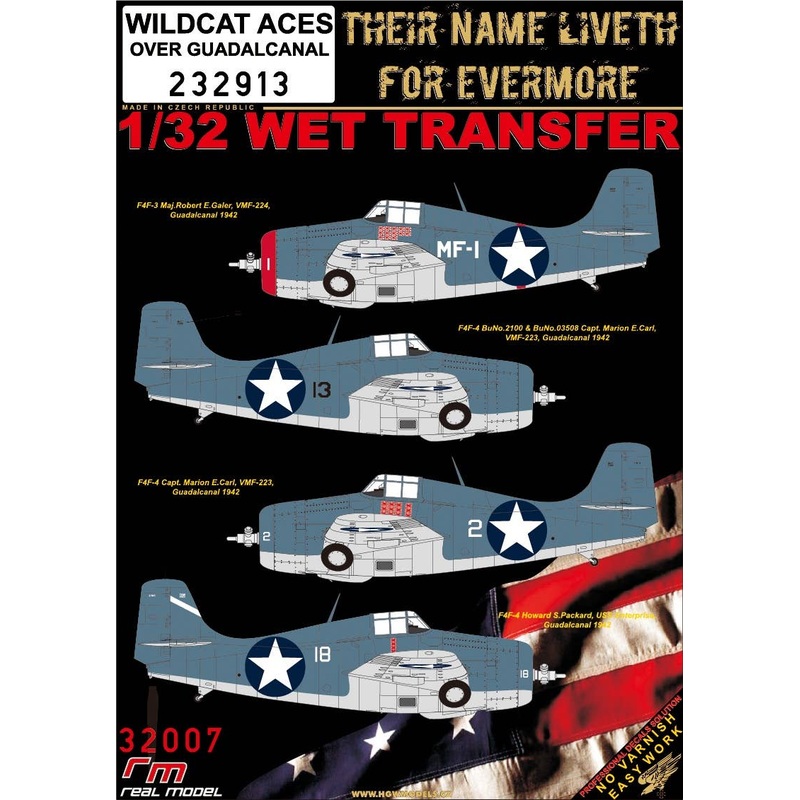 1/32 Wildcat Aces Over Guadalcanal Decal