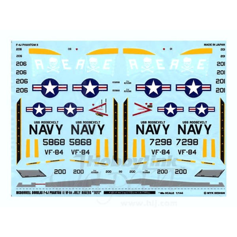 1/144 F-4J Phantom II VF-84 Jolly Rogers 1972