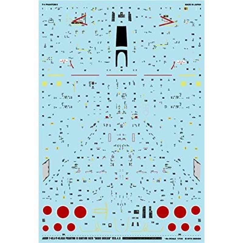 1/144 JASDF F-4 Phantom II Caution Data Normal Painting ver.4.0