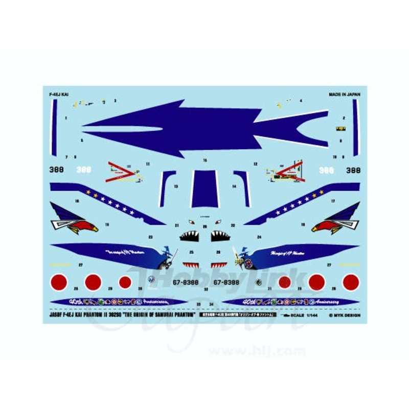 1/144 JASDF F-4EJ Kai 302th Squadron Origin Of, Samurai Phantom
