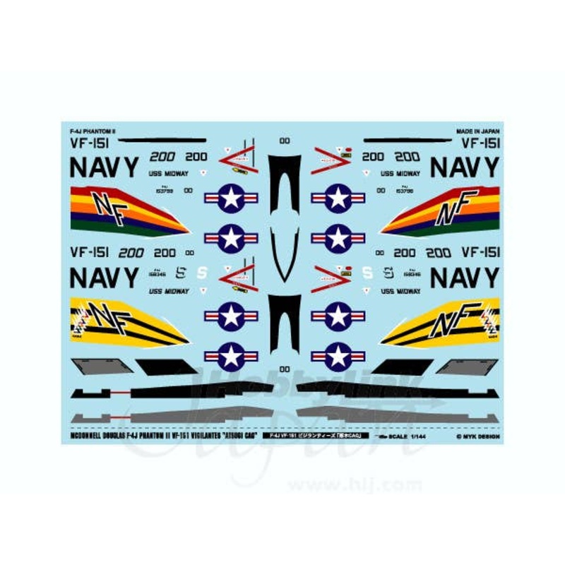 1/144 McDonnell Douglas F-4J Phantom II VF-151 Vigilante