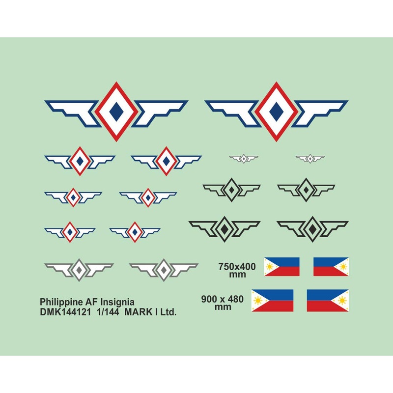 1/144 Philippine AF Insignia (incl. low-vis), 2 sets
