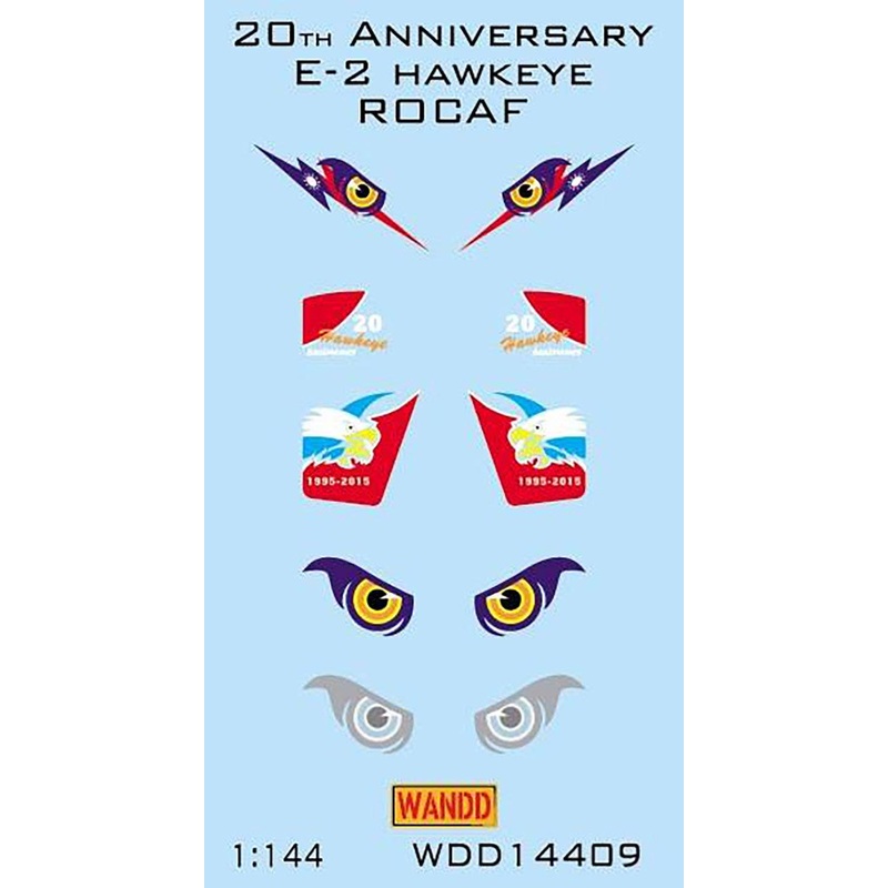 1/144 ROCAF E-2C Hawkeye 20th Anniversary & Big Eye Livery Decal