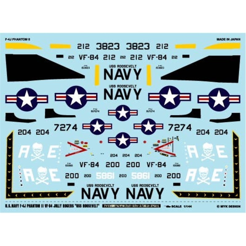 1/144 U.S.Navy F-4J Phantom VF-84 "USS Roosevelt"