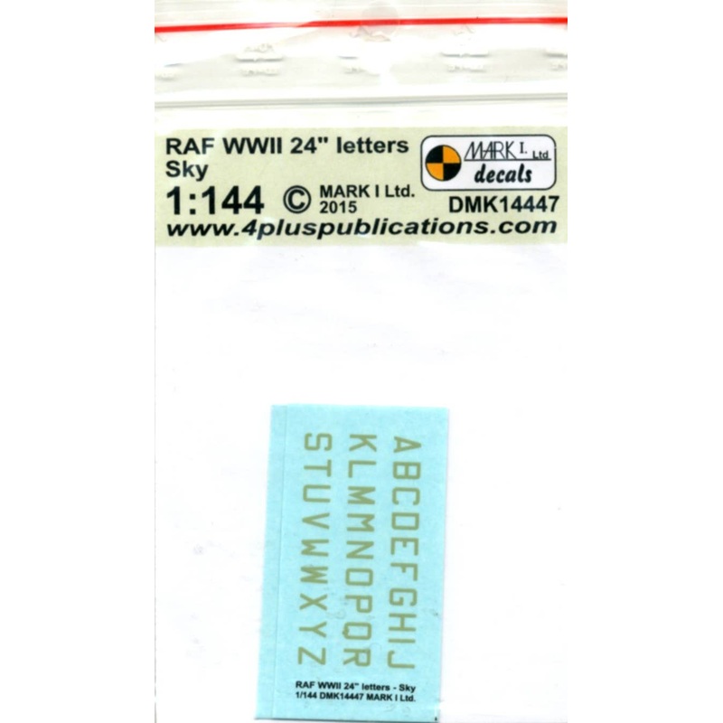 1/144 WWII RAF 24-inch Letters Sky (2pc Set)