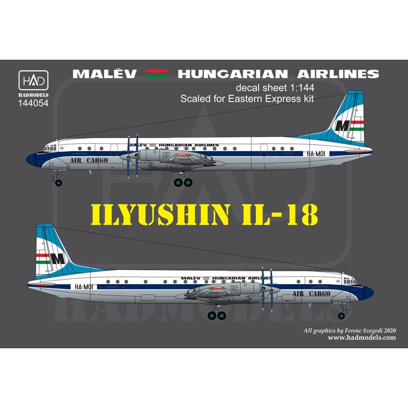 1/144 IL-18 Malev Hungarian Airlines