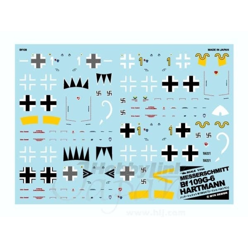 1/144 Messerschmitt Bf109G-6 Erich Hartmann