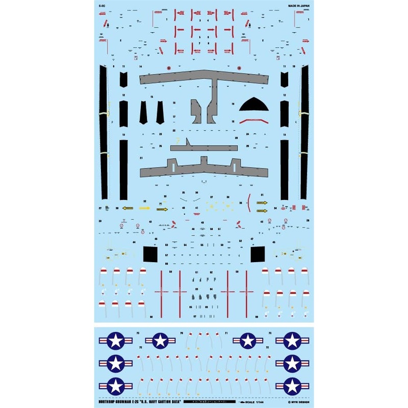 1/144 US Navy E-2C Hawkeye caution data