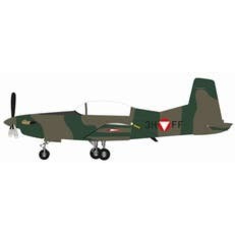 1/72 Austrian Air Force Pilatus PC-7 Turbo Trainer Fliegertruppenschule (Flight School) Hinterstoisser Air Base