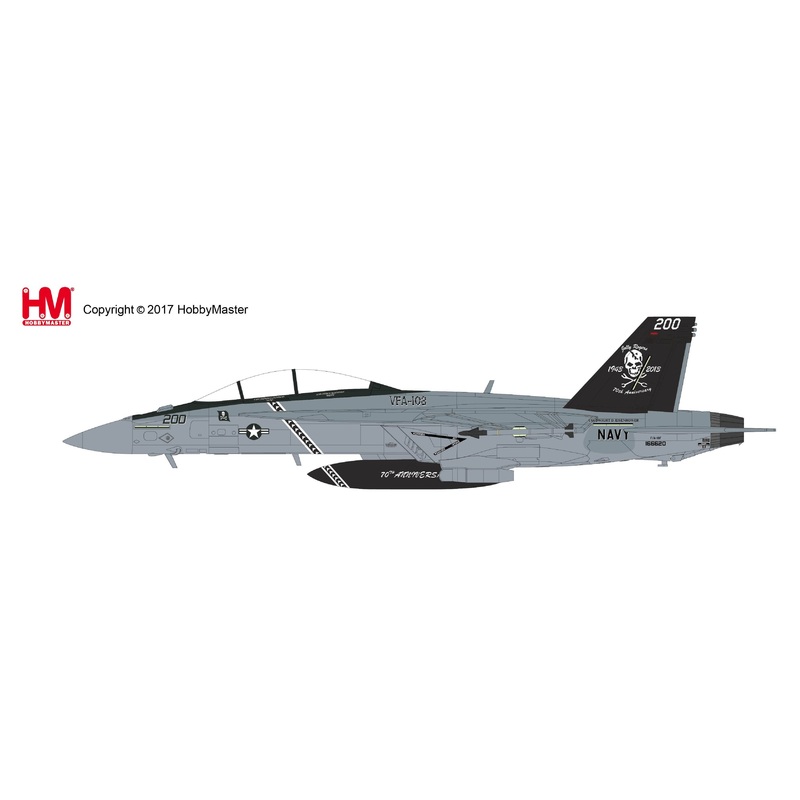 1/72 McDonnell Douglas F/A-18F "Super Hornet" (166620, VFA-103, USS Eisenhower, 2013)