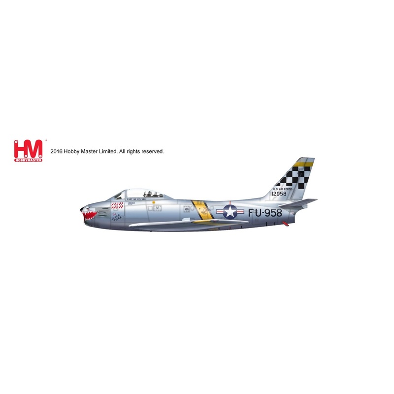 1/72 USAF F-86F Sabre, "Paper Tiger" Capt H Fischer, South Korea '53