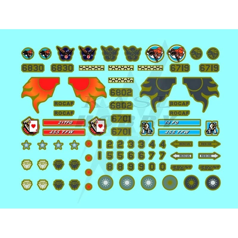 Eggplane ROCAF F-16A/B Decal Set (for Hasegawa)