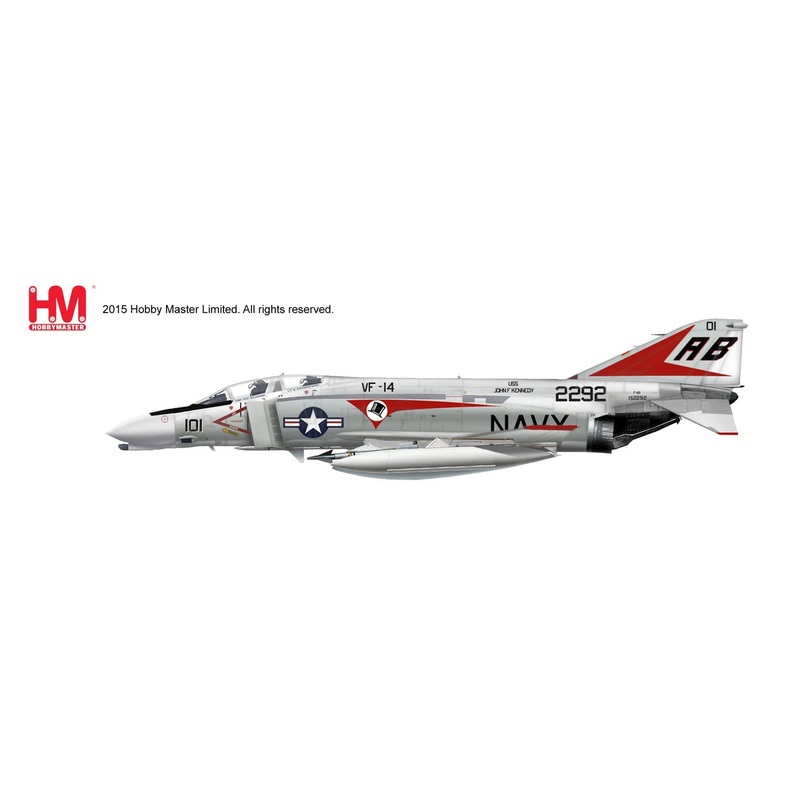 1/72 F-4B Phantom II USN VF-14 Tophatters 1972