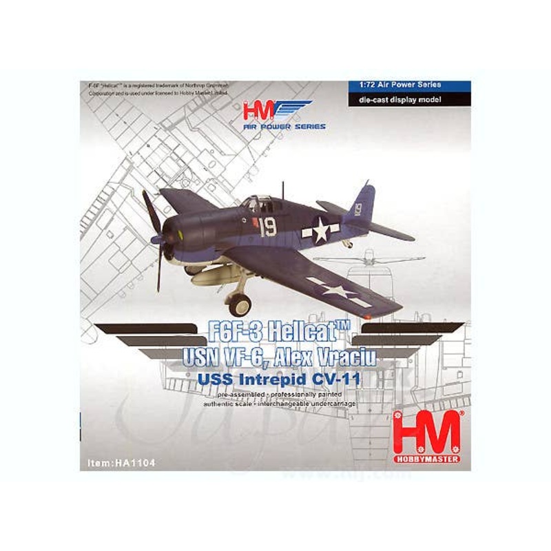 1/72 F6F-3 Hellcat A. Vraciu