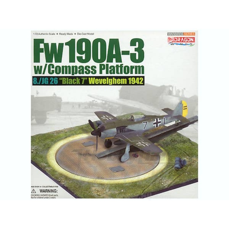 1/72 Fw190A-3 Black 7 w/Compass Platform