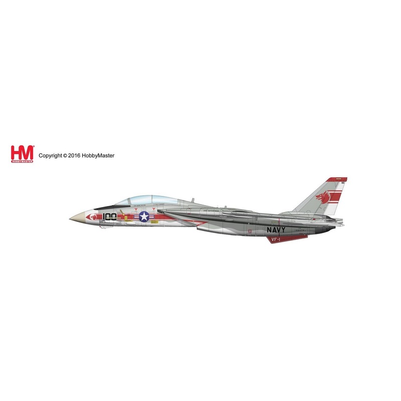 1/72 Grumman F-14A Tomcat NK100/158979, VF-1 "Wolfpack" USS Enterprise, 1974