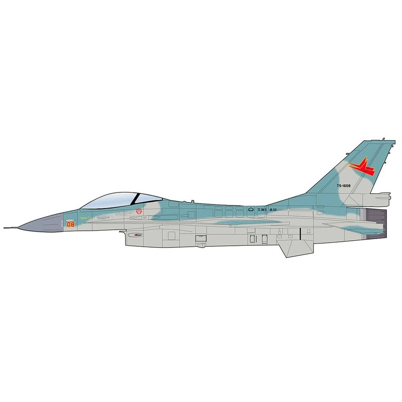 1/72 Lockheed F-16A Block 15TS-1608, TNI-AU Indonesian Air Force, Circa 2001