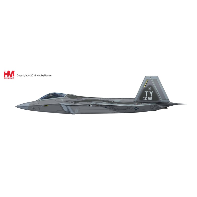 1/72 Lockheed F-22 Raptor 95th FS, August 2015